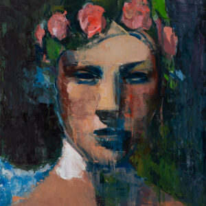Disquiet oil painting by Elena Zolotnitsky