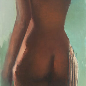 Figurative artwork of the back of a woman by Elena Zolotnitsky