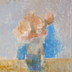 floral painting as part of Elena Zolotnitsky's Valentine Series
