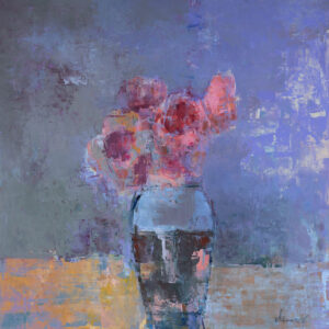 floral oil painting by Elena Zolotnitsky